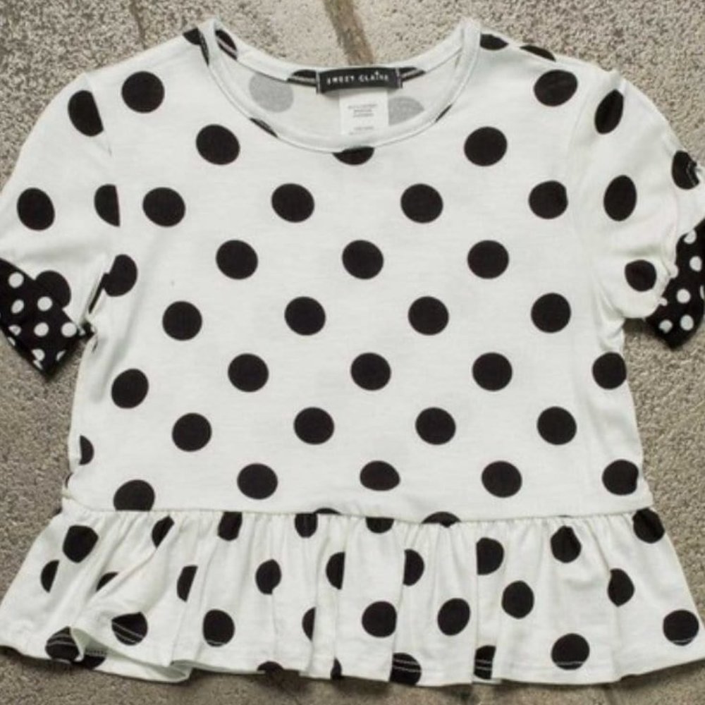 Girl's Polka Dot Top